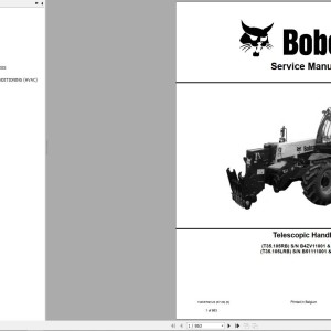 Bobcat T35105 Service Manual 7400376