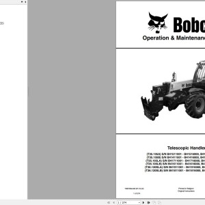 Bobcat T35105 T36120SL Operation and Maintenance Manual