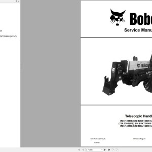 Bobcat T35130S T35140S Service Manual 7283375