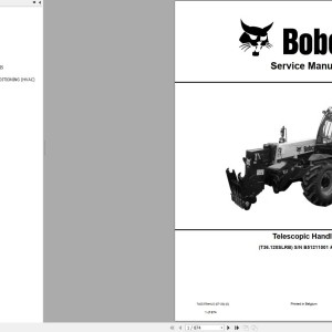 Bobcat T36120SL Service Manual 7400378