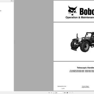 Bobcat TL3060 Operation and Maintenance Manual 7282520