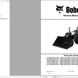 Bobcat TL3465 TL3570 TL3870 Service Manual 7283184