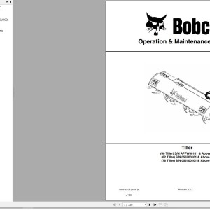 Bobcat 40 62 76 Operation and Maintenance Manual 6902943