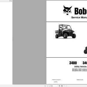 Bobcat 3400 3400xl Service Manual