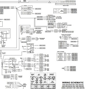 Bobcat UV34 UV34-G Electric and Hydraulic Schematic