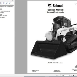 Bobcat T7x Service Manual 7476691enUS 2024