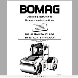 BOMAG 2.08 GB PDF Service Manual