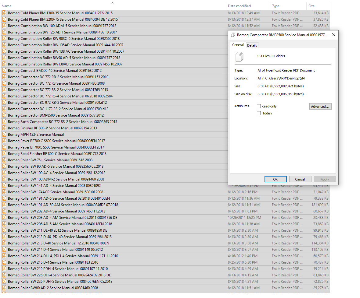 Bomag Collection 8.3 GB PDF Service Manual_2
