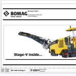 Bomag Road Milling Machine 1.69 GB 2023 Schematics Diagram