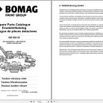 Bomag BW 900-50 Spare Parts Catalog PDF 2021-2024 EN DE FR