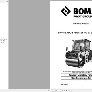 Bomag BW161AC-5 Service Manual