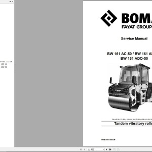 Bomag BW161AC-50 Service Manual