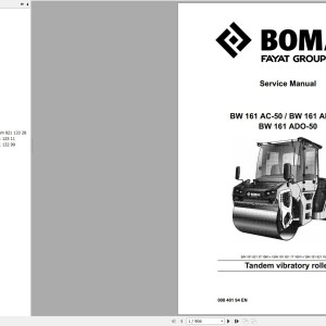 Bomag BW161AD-50 Service Manual