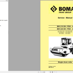 Bomag BW177...226DH4 Service Manual, Circuit Diagram