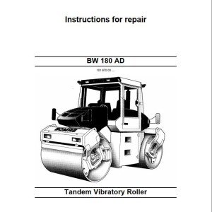 Bomag BW180AD Instructions For Repair