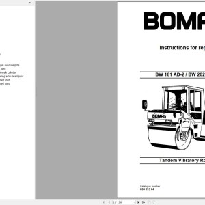 Bomag BW202AD-2 Instructions For Repair