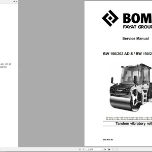 Bomag BW202ADO-5 Service Manual