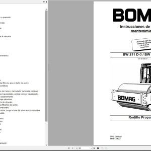 Bomag BW211PD-3 Service And Maintenance Instruction