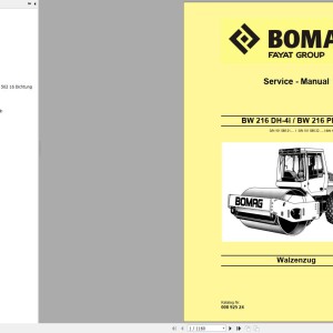 Bomag BW216DH-4i Service Manual