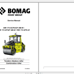 Bomag Package 24.7 GB PDF Diagram, Operation & Maintenance Manual, Service Manual