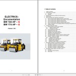 Bomag Training 2018 Electricity Service Training, Electric Document