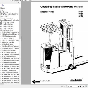 BT RC-30 RC-40 Shop Manual