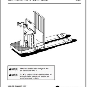 BT HX65 Operator & Parts Manual