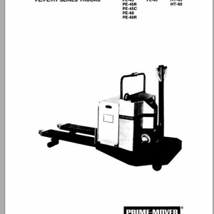 BT PE PL HT Parts & Service Manual