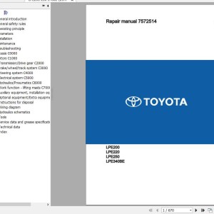 BT LPE200-250 340BE Repair Manual 7572514