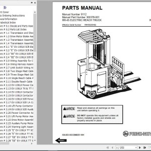 BT RR45 Operator & Parts Manual