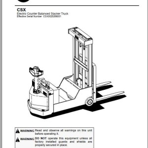 BT CSX10 20 30 40 Shop Manual