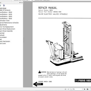 BT SN SR Repair Manual