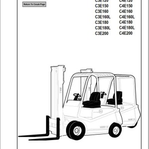 BT C3E120 to C3E200 C4E120 to C4E200 Service Manual