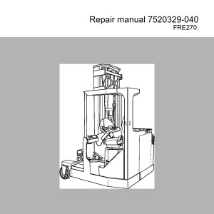 BT FRE270 Repair Manual 7520329-040