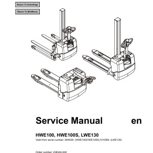 BT HWE100 HWE100S LWE130 Service Manual 238344-040