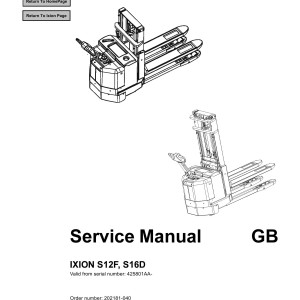 BT S12F S16D Service Manual 202181-040