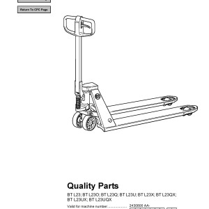 BT L23 Parts Catalog 179900