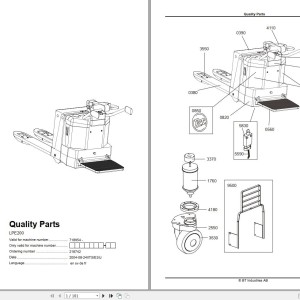 BT LPE200 Parts Catalog 218742