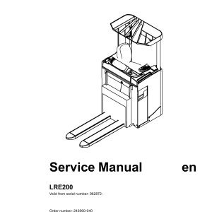 BT LRE200 Service Manual 243960-040
