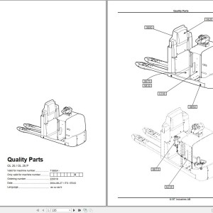 BT OL25 OL25P Parts Catalog 220016