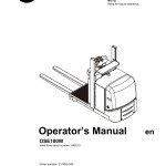 BT OSE100W Operator's Manual 231652-040