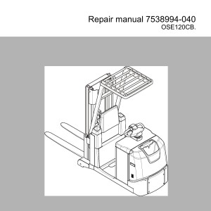 BT OSE120CB Service Manual 7538994-040