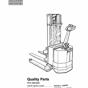 BT PPS1200MXS Parts Catalog 152510