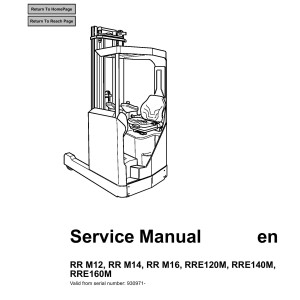 BT RR M12 M14 M16 RRE 120M 140M 160M Service Manual 232809-040