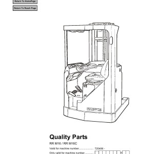 BT RR M16 RR M16C Parts Catalog 220354