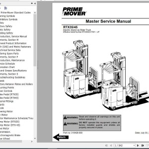 BT RTX35 RTX45 Shop Manual