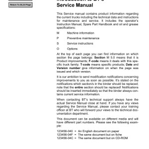 BT SL 2.0 Service Manual 170422-040