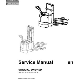 BT SWE120L SWE160D Service Manual 220815-040