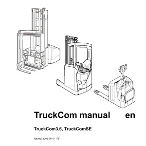 BT TruckCom 3.6 TruckCom SE TruckCom Manual