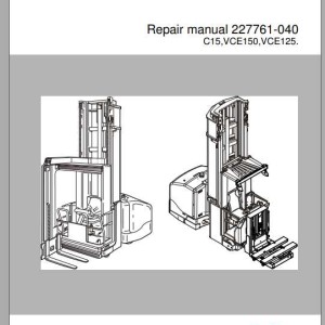 BT C15 VCE150 VCE125 Repair Manual 227761-040